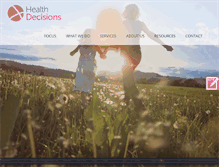 Tablet Screenshot of healthdec.com